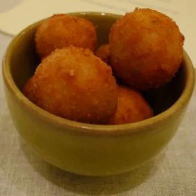 Arancine di riso in bianco