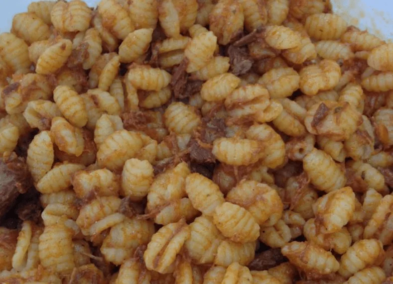 Pasta col ragù di pecora