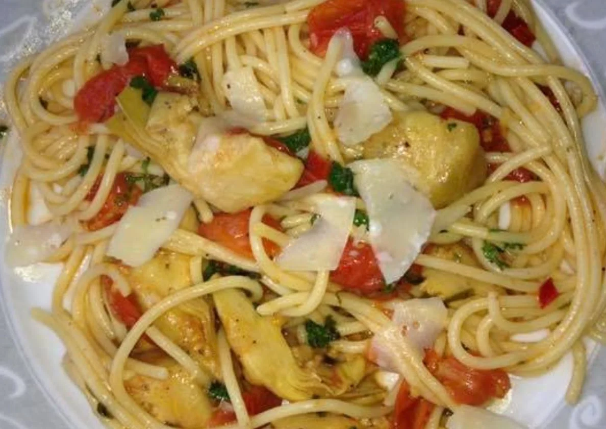 Pasta con i carciofi di Menfi