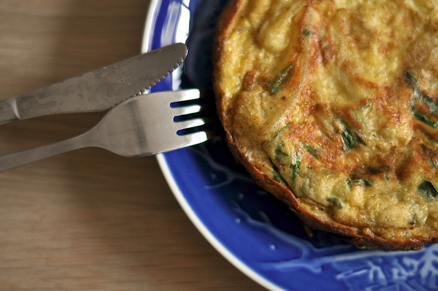 Frittata di fagiolini