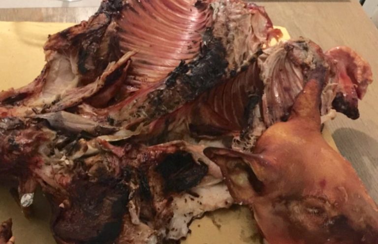 Maialino alla brace