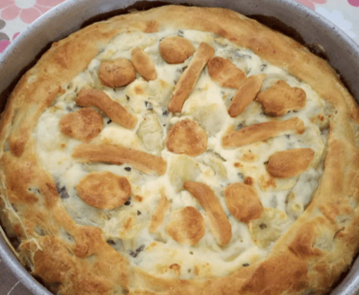 Torta di carciofi e patate