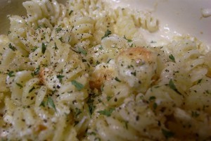 Fusilli al pesce spada affumicato
