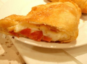 Pizze imbottite con tuma