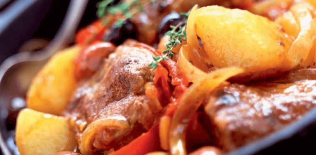 Agnello in umido con le patate