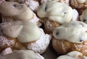 Sciù con crema di ricotta