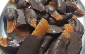 Scorze di arancia candite al cioccolato