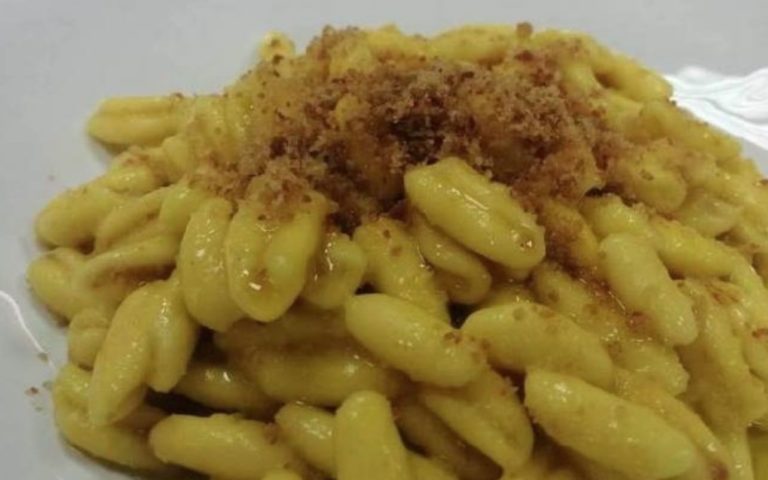 Cavatelli con la bottarga