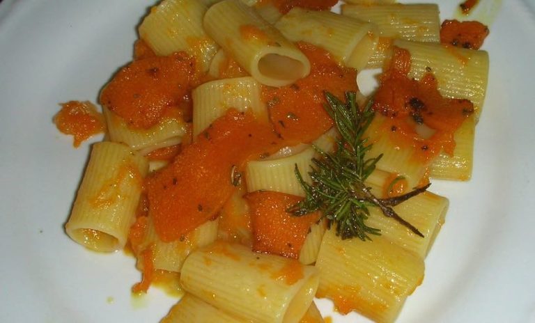Pasta con la zucca