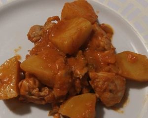 Spezzatino di pollo alla siciliana