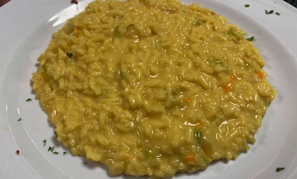Risotto ai fiori di zucca