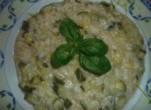 Risotto alle zucchine