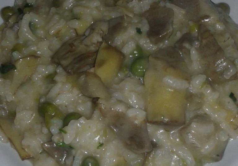 Artichoke and Pea Risotto