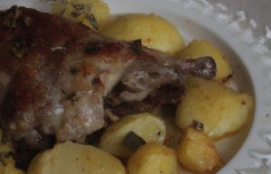 Coniglio al forno