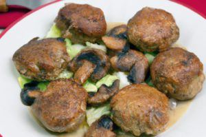 Funghi ripieni alla siciliana