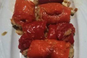 Involtini di peperoni alla siciliana